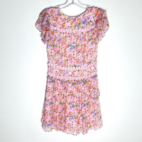 LoveShackFancy Marisela Mini Dress in Pastel Confetti sz 2 - Picture 7 of 9